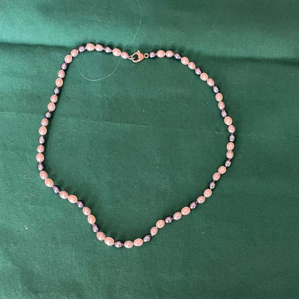 Honora Elegant Pink And Blue Pearl Necklace
